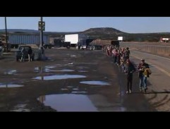 Forrest běží na silnici