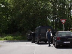 na čerpacej stanici