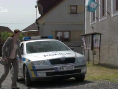 pred obecným úradom v Petroviciach