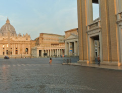 Příjezd do Vatikánu