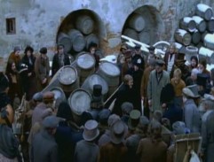 Valjean nadzvedává vůz