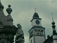 záběr na radniční věž