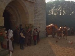 Kočár přijíždí