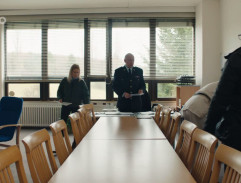 kancelária riaditeľa policajnej školy