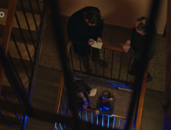 schodisko domu Evy Kourovej