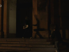 pred kostolom v Bohnicích