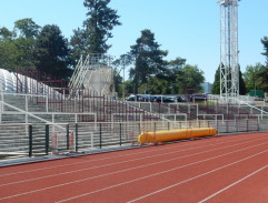 na ihrisku FC Rapid Praha