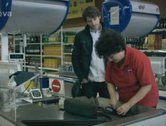 pokladne v supermarkete