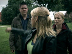 pred kostolom na zámku Na vyhlídce