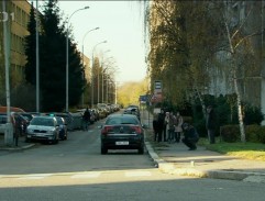 Autobusová zastávka na sídlišti