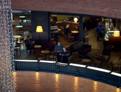 Kavárna v nákupním centru