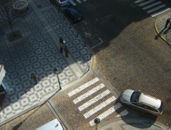 Pohled na křižovatku