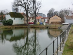 zákruta pri rybníku