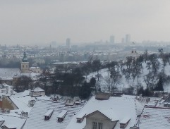 zimná Praha
