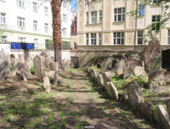 Noční židovský hřbitov