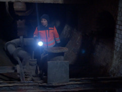 Zita Drábová v kanalizaci