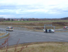 Policie na křižovatce
