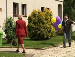 MUDr. Petr Hanák s balónky