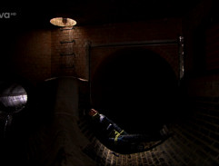 Gábina v kanalizaci