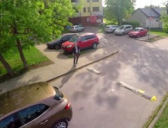 Rychle jedoucí auto