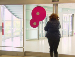 Běla v obchodním centru