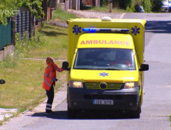 Zita Drábová u sanitky