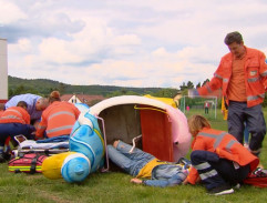 Záchranáři na pouti