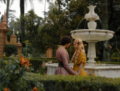 Trystane s Myrcellou v zahradách