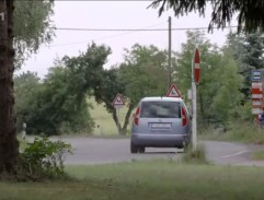 Odjezd z benzínové pumpy