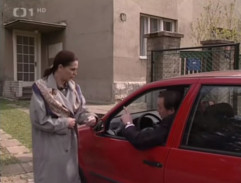 Před domem v Berouně