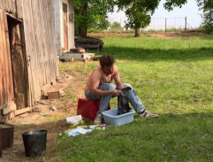 na záhrade u Eriky a Ďura