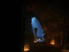 Princezna Viktorie v jeskyni