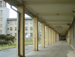 Auta u ateliérů v Babelsbergu