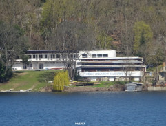 Oldřich na molu na přehradě