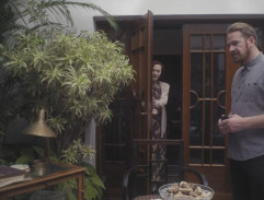 V zimní zahradě Lautnerových