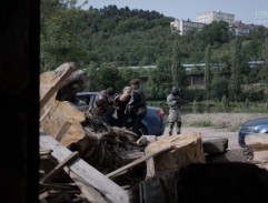 Policejní zásah na pile