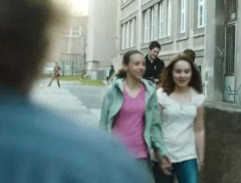 Zadní vchod do školy