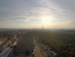 Výhled z budovy kriminálky