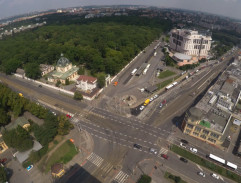 Pohled z budovy kriminálky