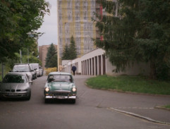 Před bydlištěm Lenky Burešové