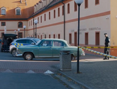 Příjezd k barbershopu