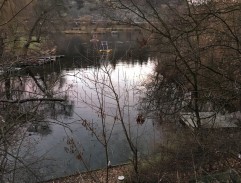 Pohled směrem k lavičce