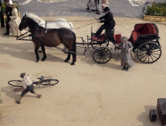 Srážka před hotelem