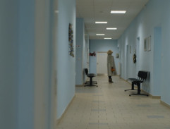 Olga Bezděková v nemocnici