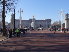 Rodiny přijíždějí do Buckinghamu