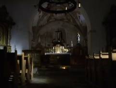 Štědrý večer - Interiér kostela