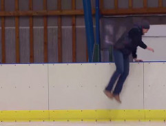 striedačka na zimnom štadióne