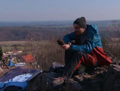 Marek Mráz na skale