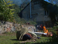 Výbuch plynové bomby