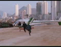 Helikoptéra v přístavu